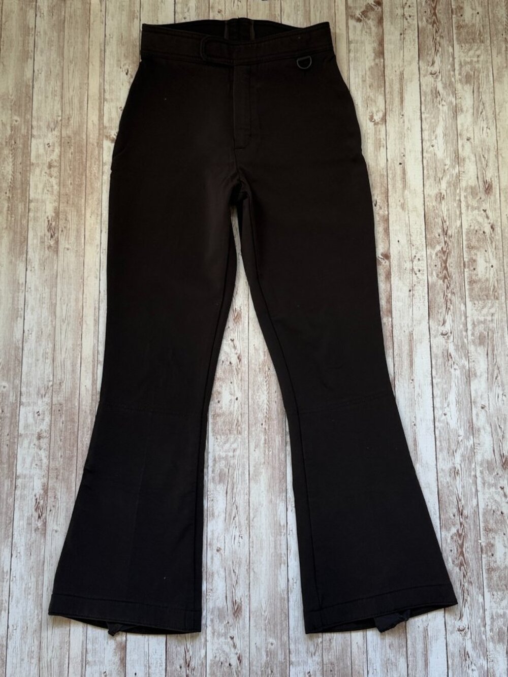 Schoeller Switzerland Soft Shell Ski Pants sz 4 Women's WB400 Black Slimming